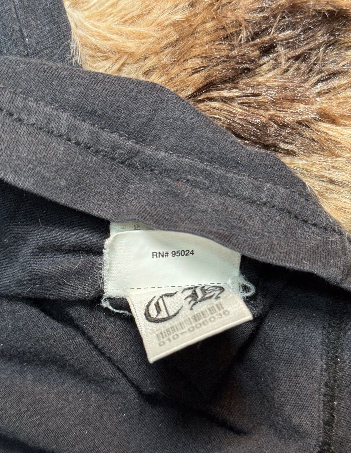 Chrome Hearts Jumbo Floral Cross short-sleeve t-shirt Black Small