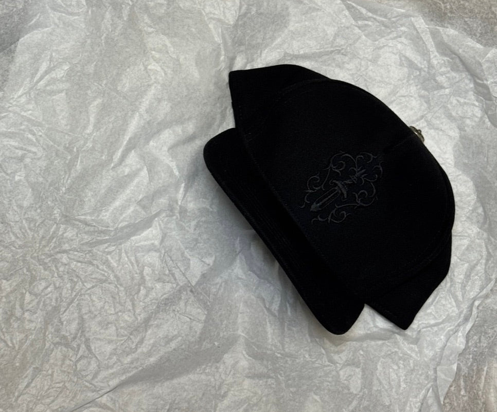 Chrome Hearts Tonal Dagger Baseball hat Black O/S