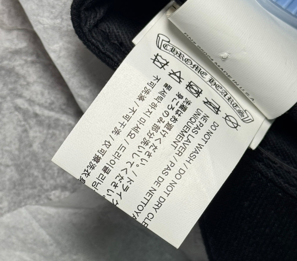 Chrome Hearts Tonal Dagger Baseball hat Black O/S