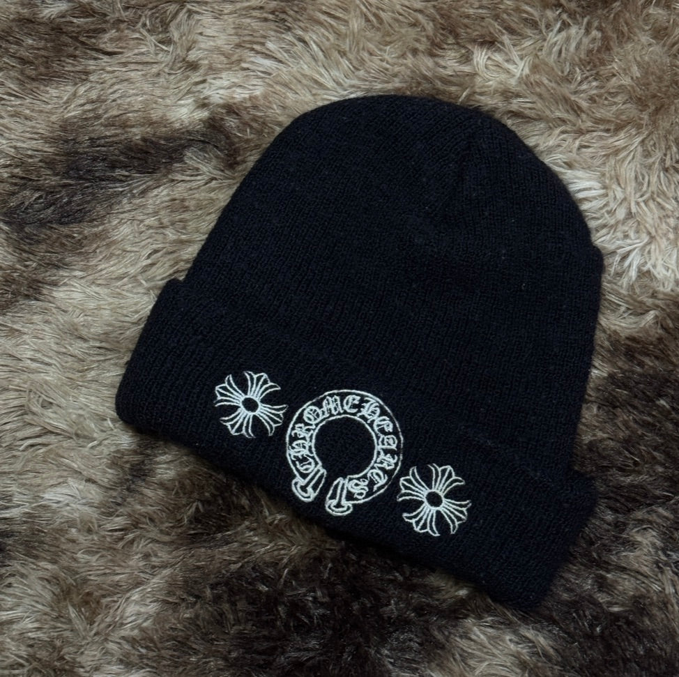 Chrome Hearts Horseshoe Beanie Black O/S