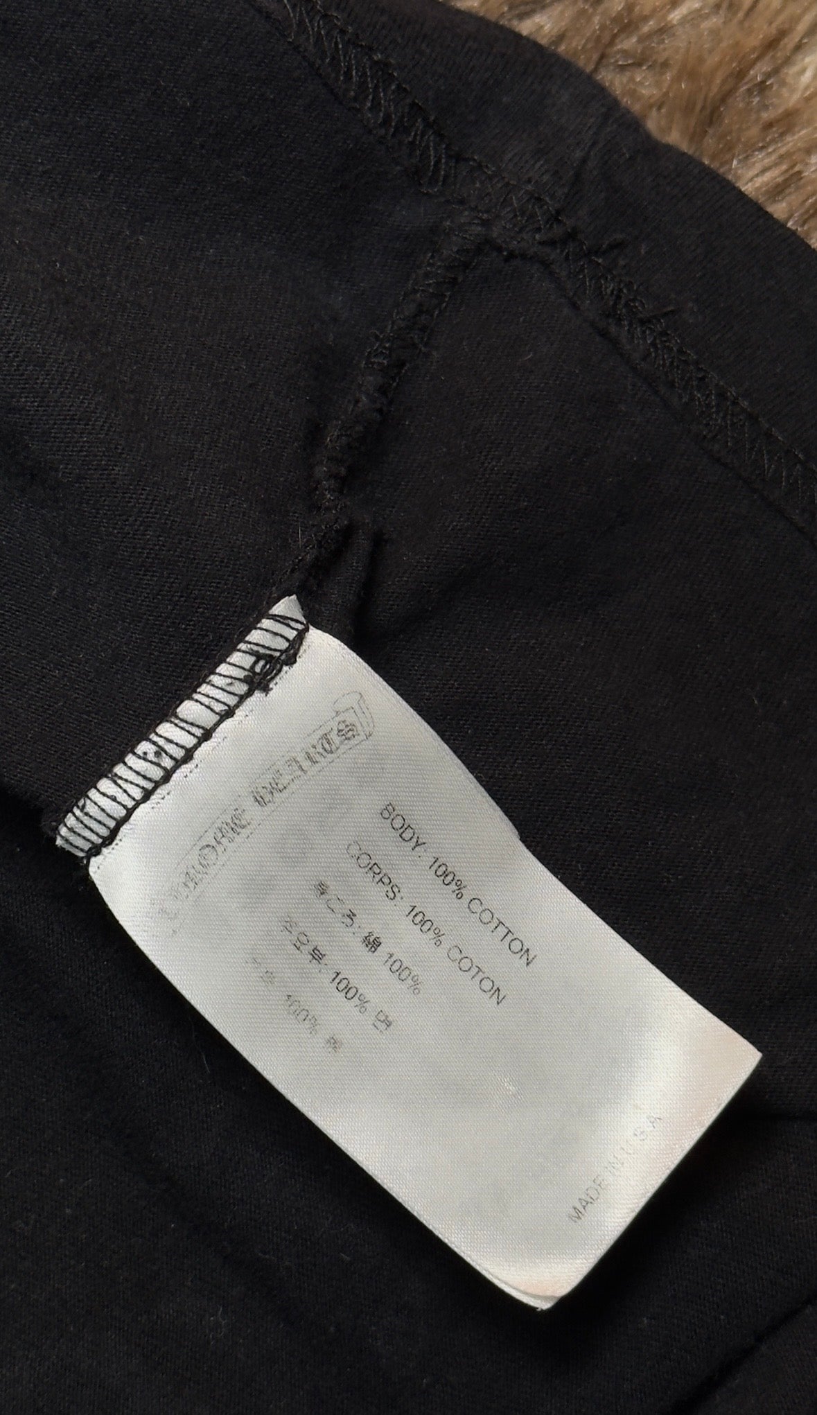 Chrome Hearts London Exclusive Horseshoe T-shirt Black Medium