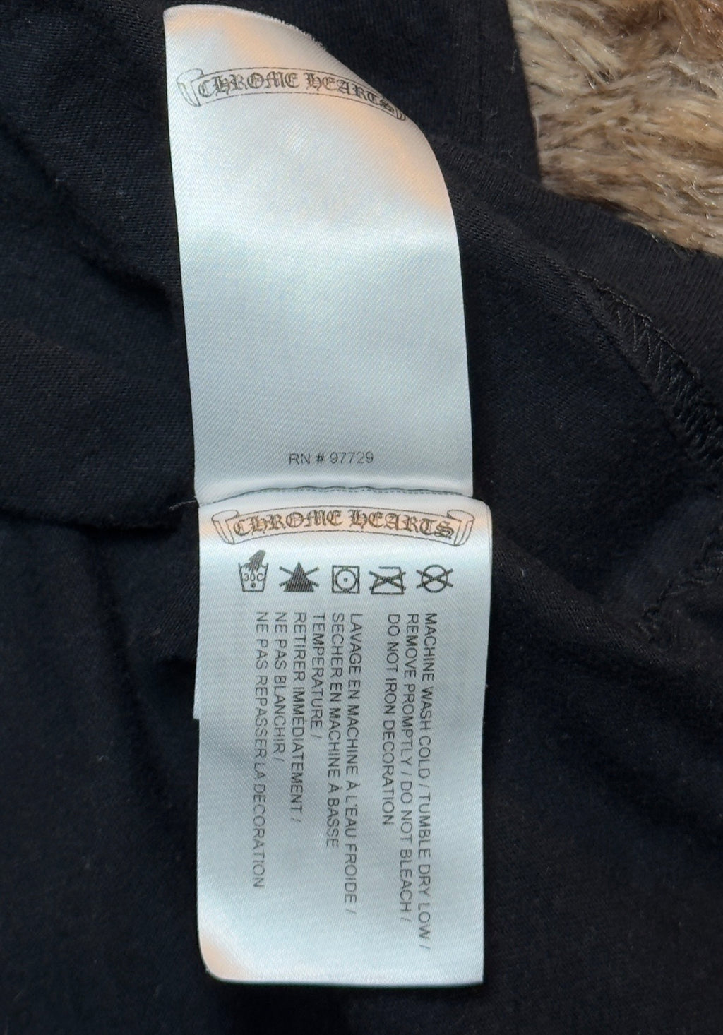 Chrome Hearts London Exclusive Horseshoe T-shirt Black Medium