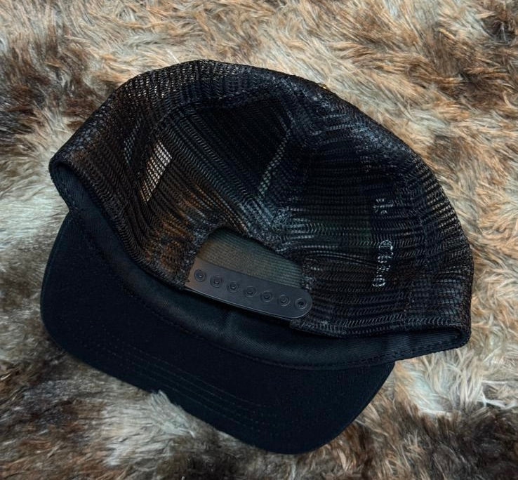 Chrome Hearts ch Hollywood Trucker Hat Black O/S